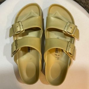 Birkenstock Arizona Essentials EVA, Gold Color, European size 38